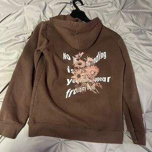 Brown hoodie